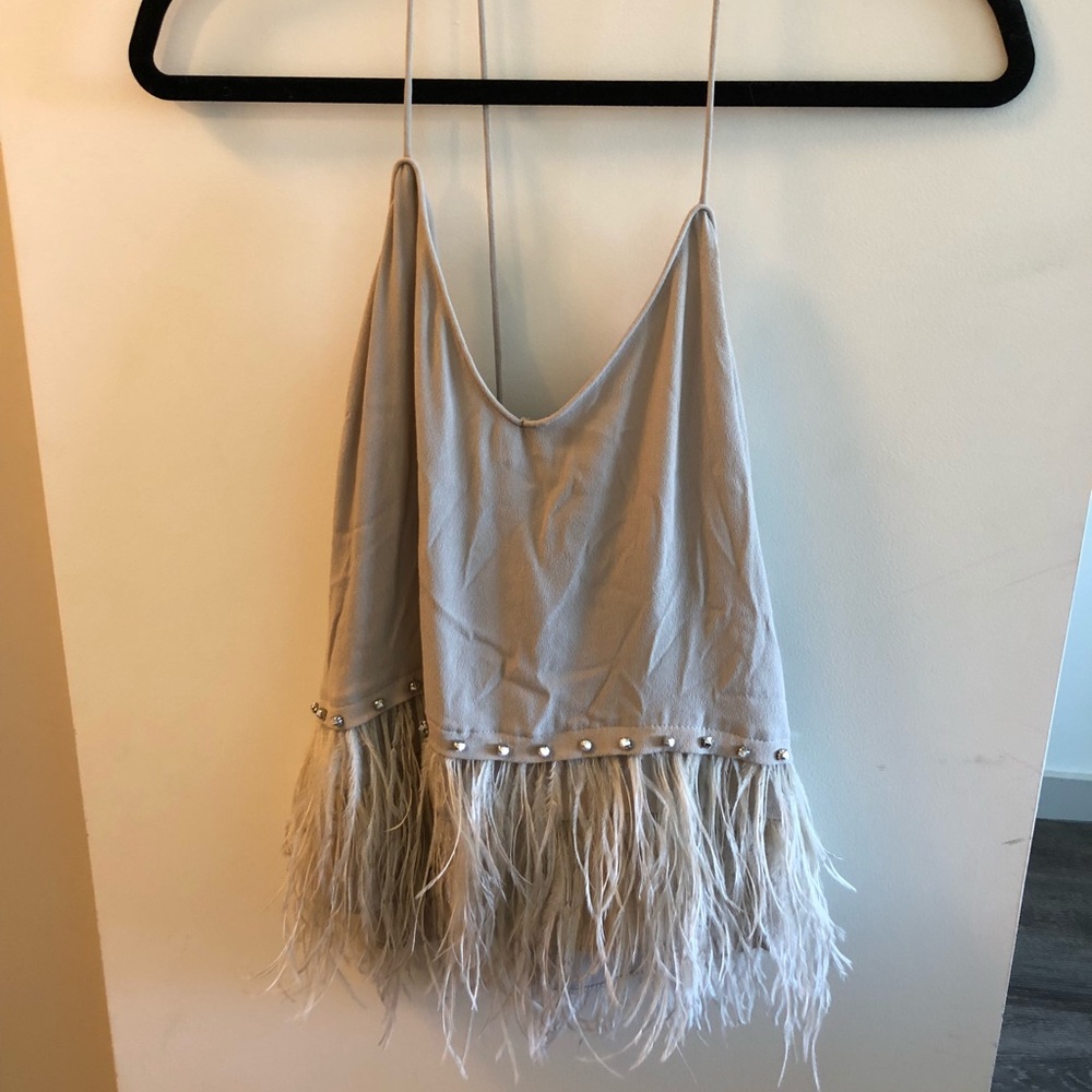 Feather blouse